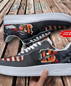 Cincinnati Bengals Personalized Nike Air Force 1 Shoes Cincinnati Bengals Personalized Nike Air Force 1 Shoes