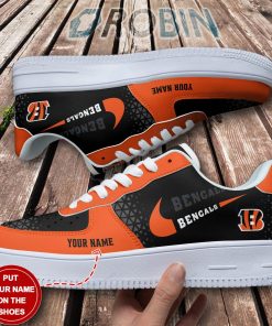 Cincinnati Bengals Personalized Nike Air Force 1 Shoes Cincinnati Bengals Personalized Nike Air Force 1 Shoes