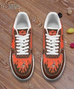 Cleveland Browns Louis Vuitton Pattern Custom Name Nike Air Force 1 Shoes