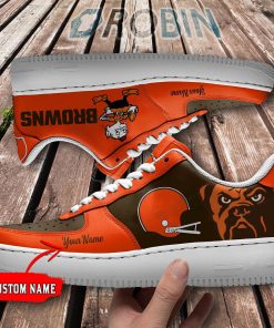 Cleveland Browns Personalized Nike Air Force 1 Shoes