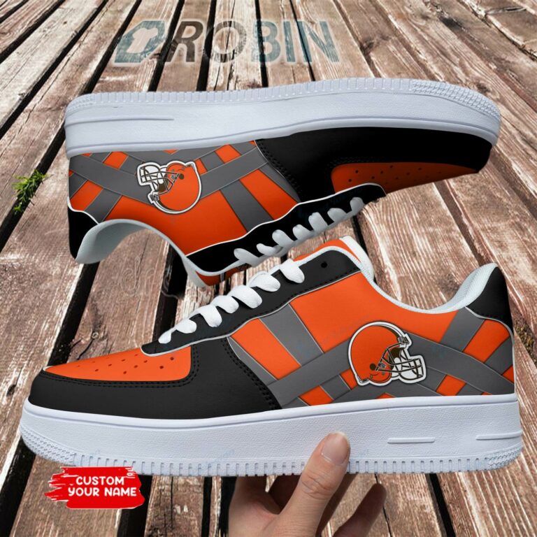 Cleveland Browns Personalized Nike Air Force 1 Shoes