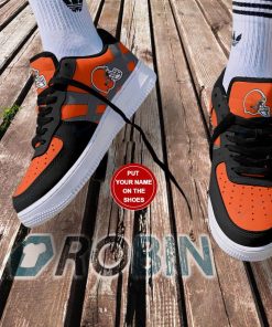 Cleveland Browns Personalized Nike Air Force 1 Shoes