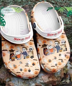 Cute Trick Or Treat Horror Movie Halloween Crocs Classic Clogs Shoes CR1190