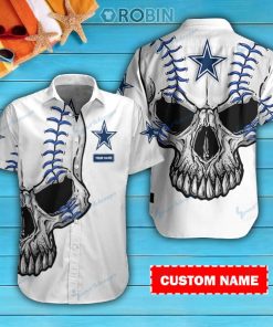 Dallas Cowboys Personalized Casual Button Down Short Sleeve Shirt