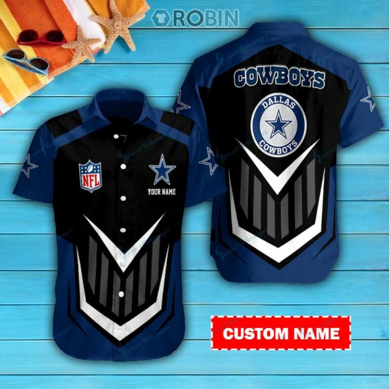 Dallas Cowboys Personalized Casual Button Down Short Sleeve Shirt Pl290