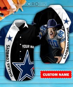 Dallas Cowboys Personalized Casual Button Down Short Sleeve Shirt Pl394 Dallas Cowboys Personalized Casual Button Down Short Sleeve Shirt Pl394