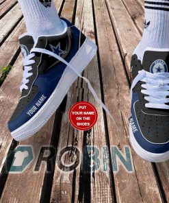 Dallas Cowboys Personalized Nike Air Force 1 Shoes
