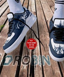 Dallas Cowboys Personalized Nike Air Force 1 Shoes