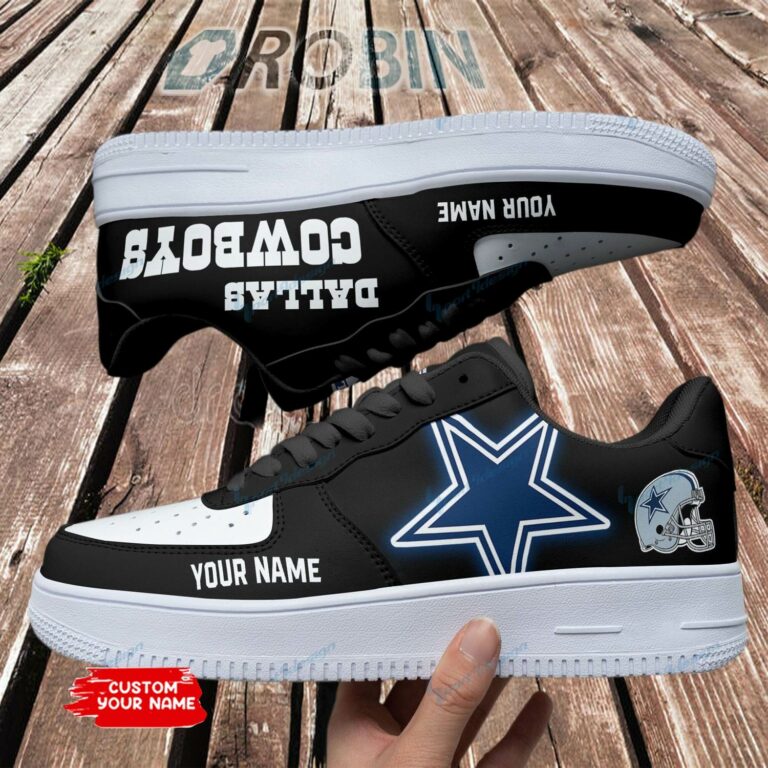 Dallas Cowboys Personalized Air Force 1 Shoes