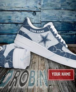 Dallas Cowboys Personalized Air Force 1 Shoes