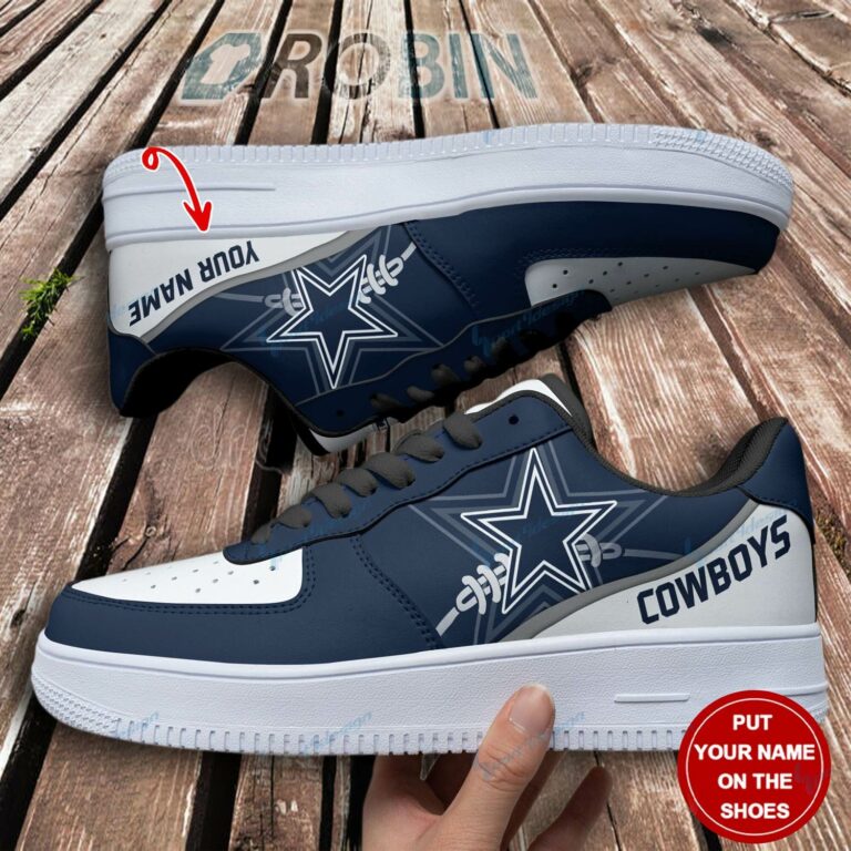 Dallas Cowboys Personalized Air Force 1 Shoes