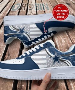 Dallas Cowboys Personalized Air Force 1 Shoes