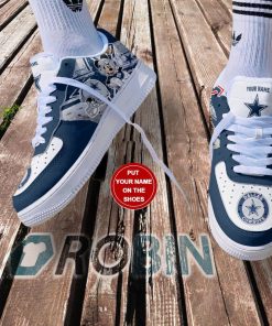 Dallas Cowboys Personalized Air Force 1 Shoes