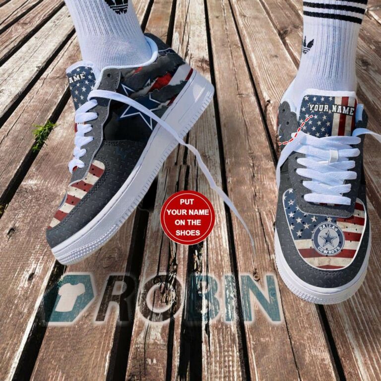 Dallas Cowboys Personalized Air Force 1 Shoes