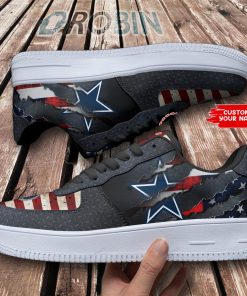 Dallas Cowboys Personalized Air Force 1 Shoes