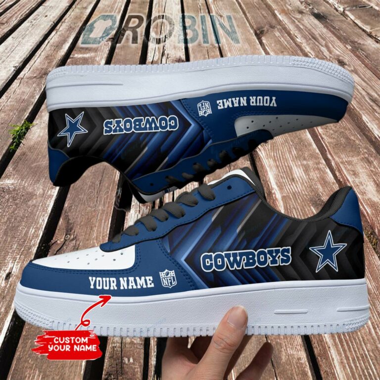 Dallas Cowboys Personalized Air Force 1 Shoes