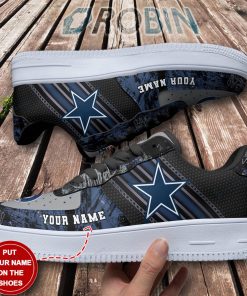 Dallas Cowboys Personalized Nike Air Force 1 Shoes