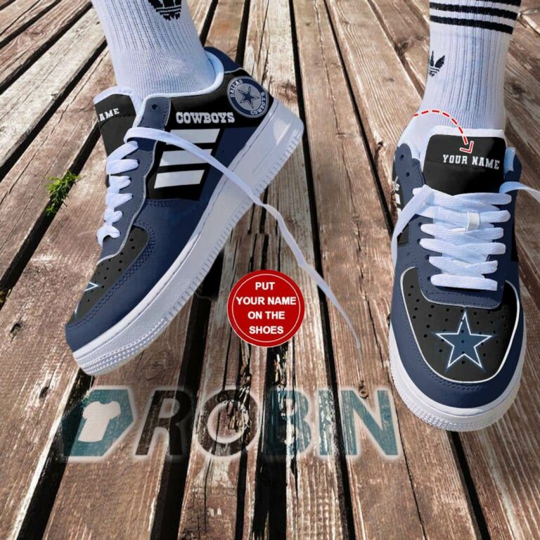Dallas Cowboys Personalized Nike Air Force 1 Shoes