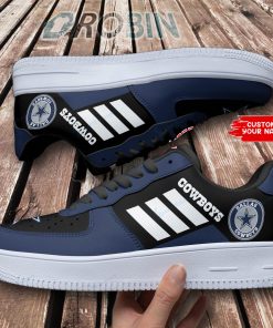 Dallas Cowboys Personalized Nike Air Force 1 Shoes