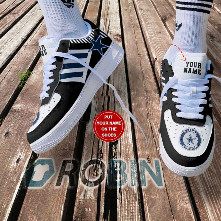 Dallas Cowboys Personalized Nike Air Force 1 Shoes