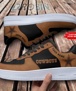 Dallas Cowboys Personalized Nike Air Force 1 Shoes