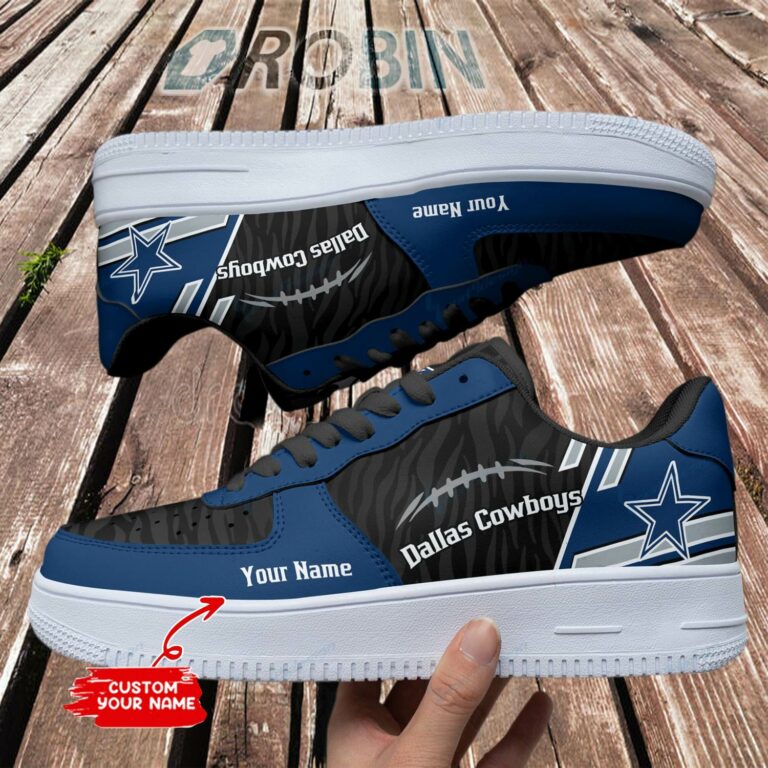 Dallas Cowboys Personalized Air Force 1 Shoes