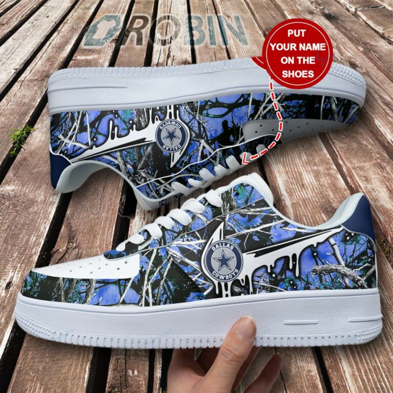 Dallas Cowboys Personalized Air Force 1 Shoes
