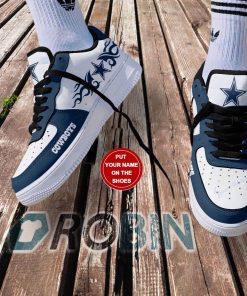 Dallas Cowboys Personalized Air Force 1 Shoes