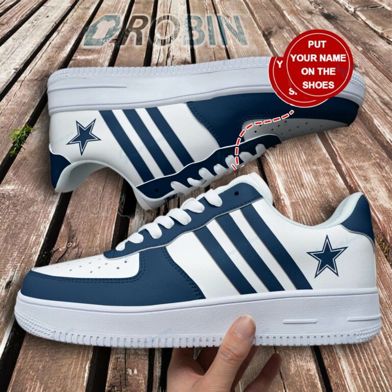 Dallas Cowboys Personalized Air Force 1 Shoes