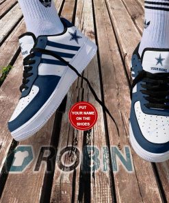 Dallas Cowboys Personalized Air Force 1 Shoes