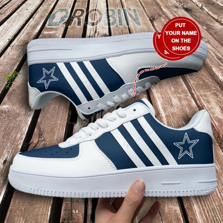 Dallas Cowboys Personalized Air Force 1 Shoes