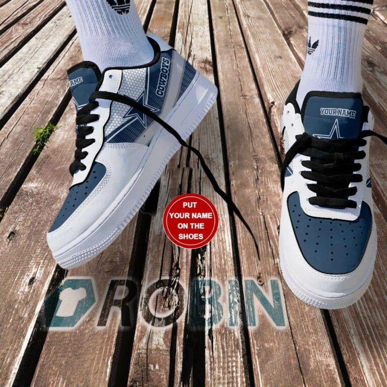 Dallas Cowboys Personalized Air Force 1 Shoes