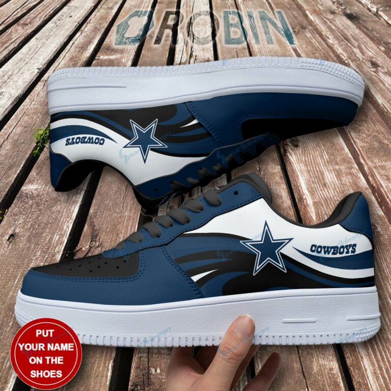 Dallas Cowboys Personalized Air Force 1 Shoes