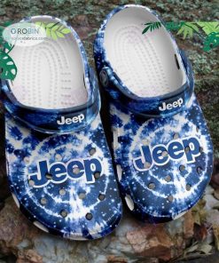 Dark Blue Jeep Car Crocs Classic Clogs Shoes CR1280