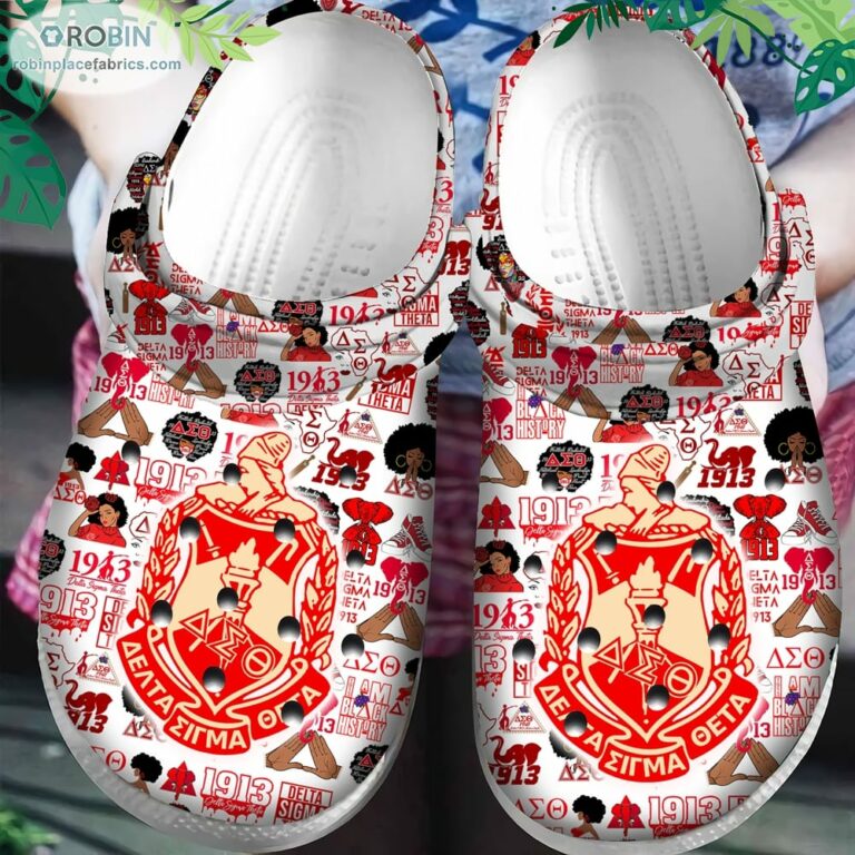 Delta Sigma Theta Crocs Classic Clogs Shoes CR1152