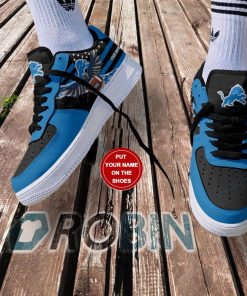 Detroit Lions Personalized Air Force 1 Sneaker