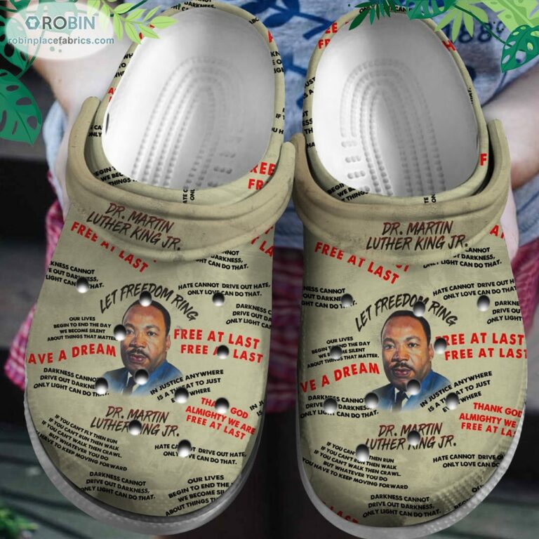 Dr Martin Luther King Jr Crocs Classic Clogs Shoes