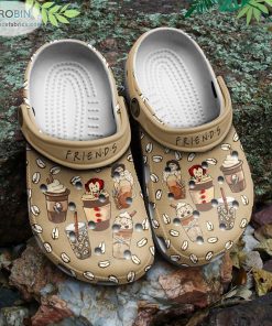 Friends Horror Coffee Crocs Classic Clog Shoes CR1196 Friends Horror Coffee Crocs Classic Clog Shoes CR1196