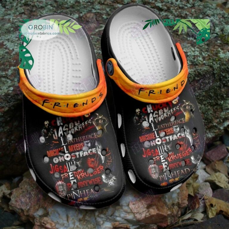 Friends Horror Movie Halloween Crocs Classic Clogs Shoes CR1171