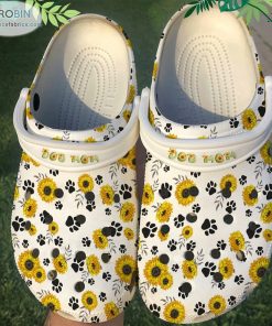 Gift For Dog Mom Sunflower Crocs Shoes CR1254