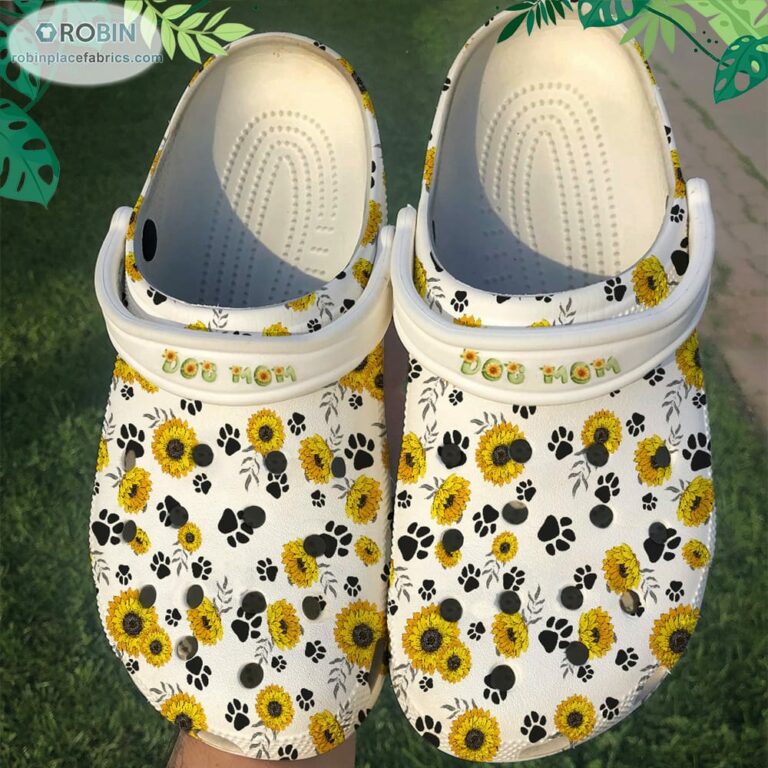 Gift For Dog Mom Sunflower Crocs Shoes CR1254