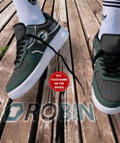 Green Bay Packers Personalized Nike Air Force 1 Shoes