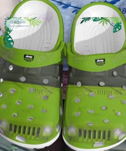 Green Jeep Car Crocs Classic Clogs Shoes