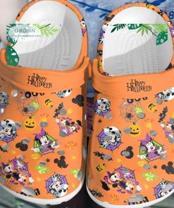 Happy Halloween Mickey Mouse Crocs Classic Clogs Shoes CR1184