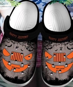 Happy Jeepinit Jeep Car Halloween Crocs Classic Clogs Shoes