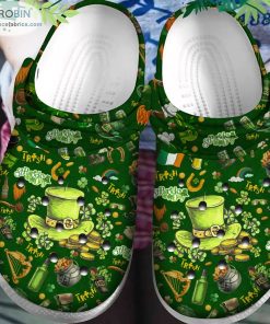 Happy St Patrick’s Day 2022 Crocs Classic Clog Shoes