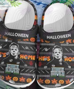 He’s Home Michael Myers Horror Movie Halloween Crocs Classic Clogs Shoes CR1185