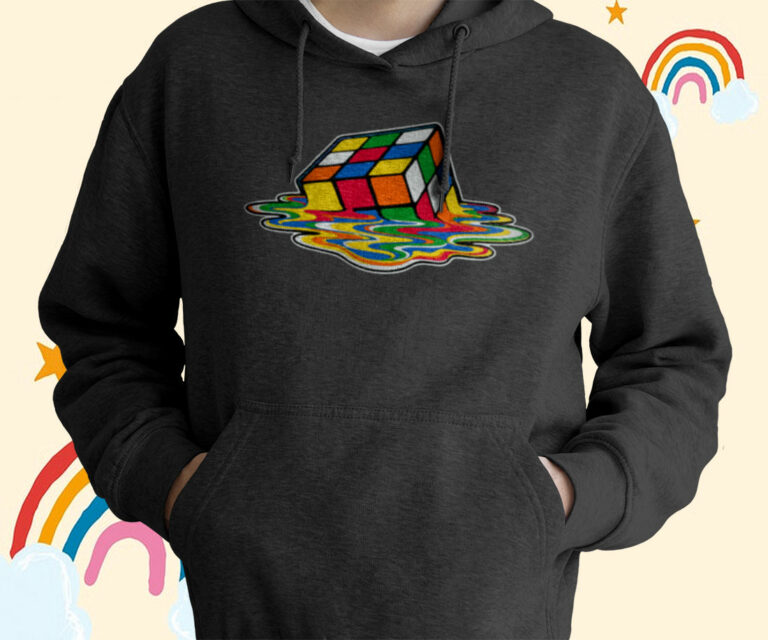 Melting Rubiks Cube Shirt