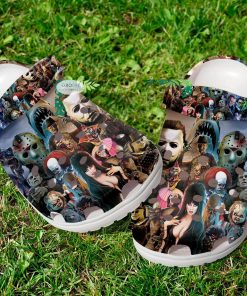 Horror Movies Girl Halloween Crocs Classic Clogs Shoes CR0055