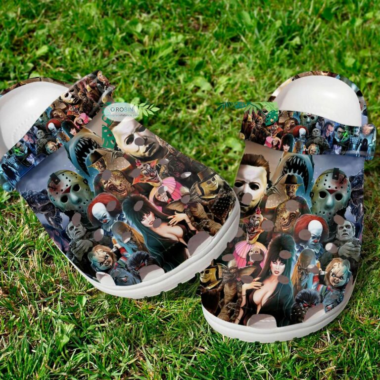 Horror Movies Girl Halloween Crocs Classic Clogs Shoes CR0055